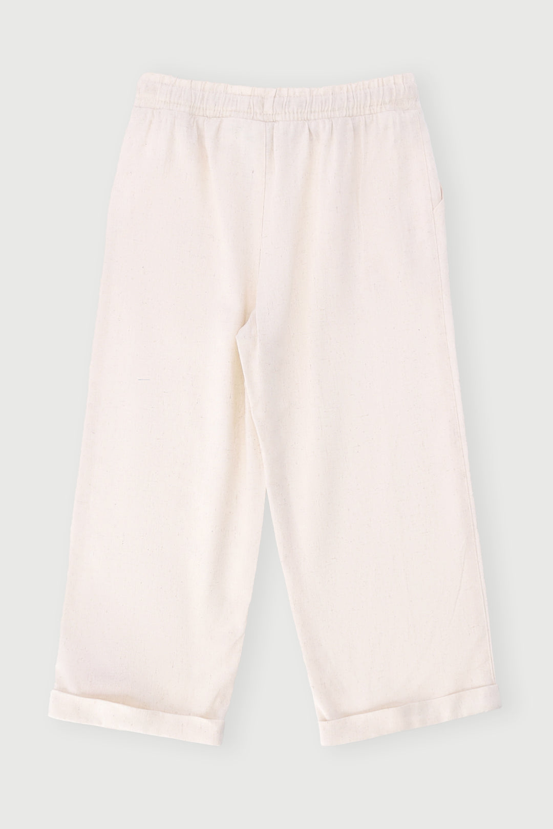 Pre-Boys Linen Pants - Stone