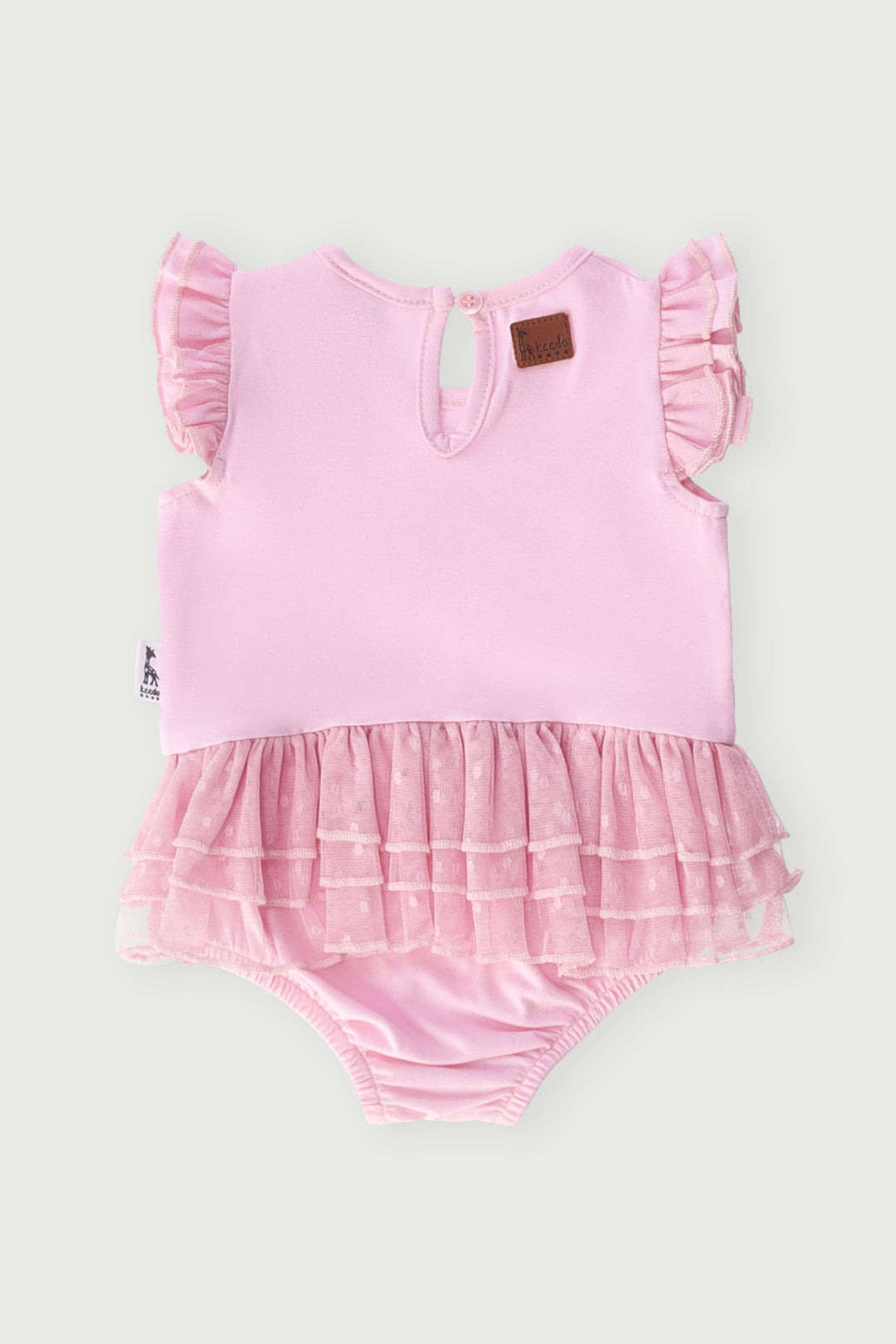 Keedo Baby Girls Special Tutu Babygrow - Dusty Pink