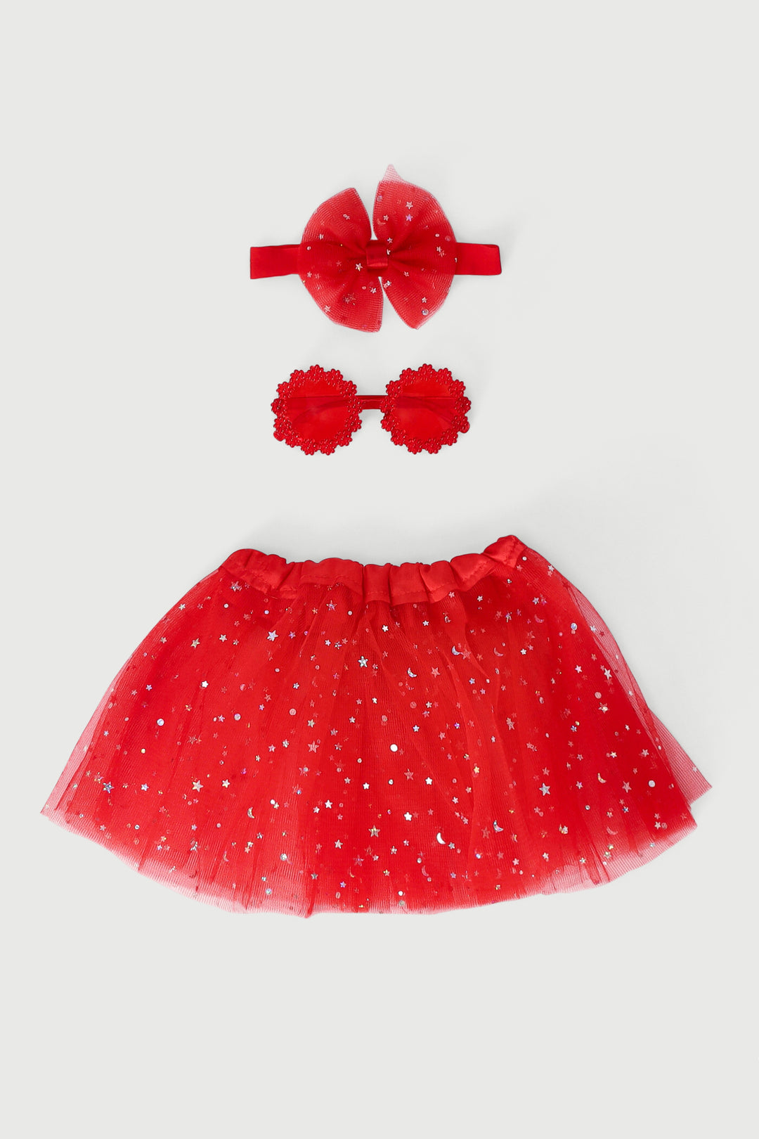 Baby Girls 3 Piece Novelty Tutu - Red