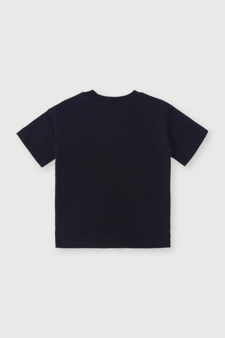 Pre-Boys Christmas Dino Tee - Black