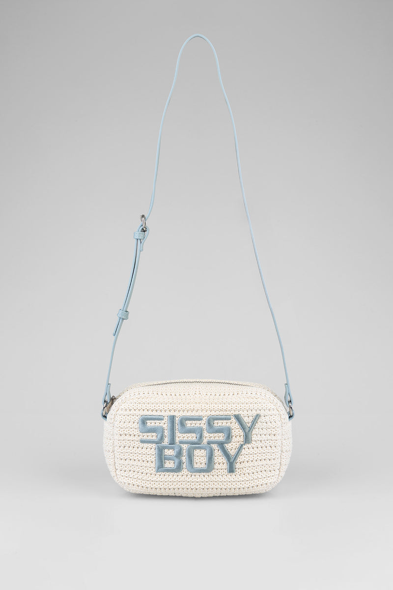 Wren Woven Crossbody Bag - Brown