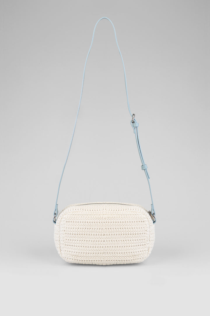 Wren Woven Crossbody Bag - Brown