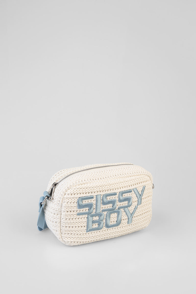 Wren Woven Crossbody Bag - Brown
