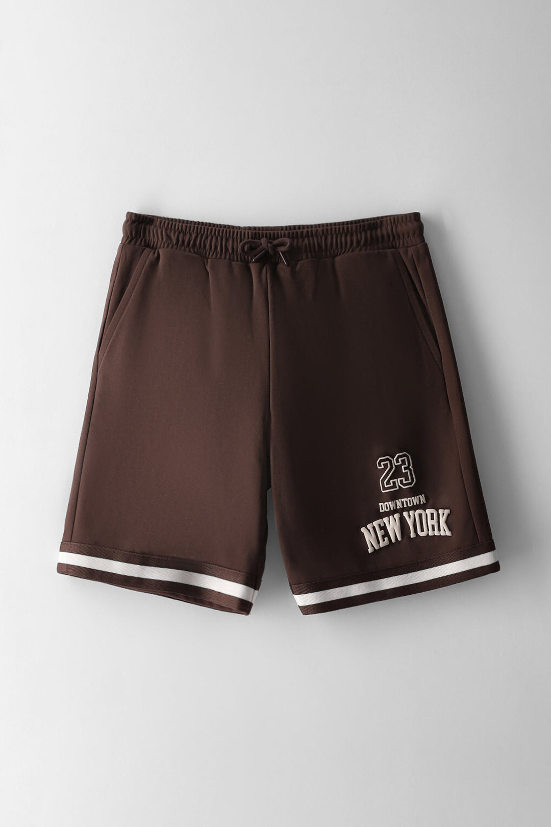 Boys Interlock Sports Short - Chocolate