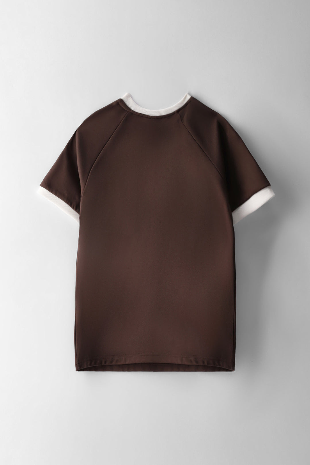 Boys Interlock Oversized Sports T-Shirt - Chocolate