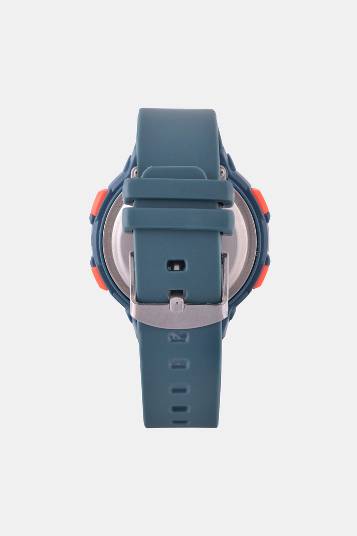 Boys Digital 3ATM Wrist Watch - Blue/Orange