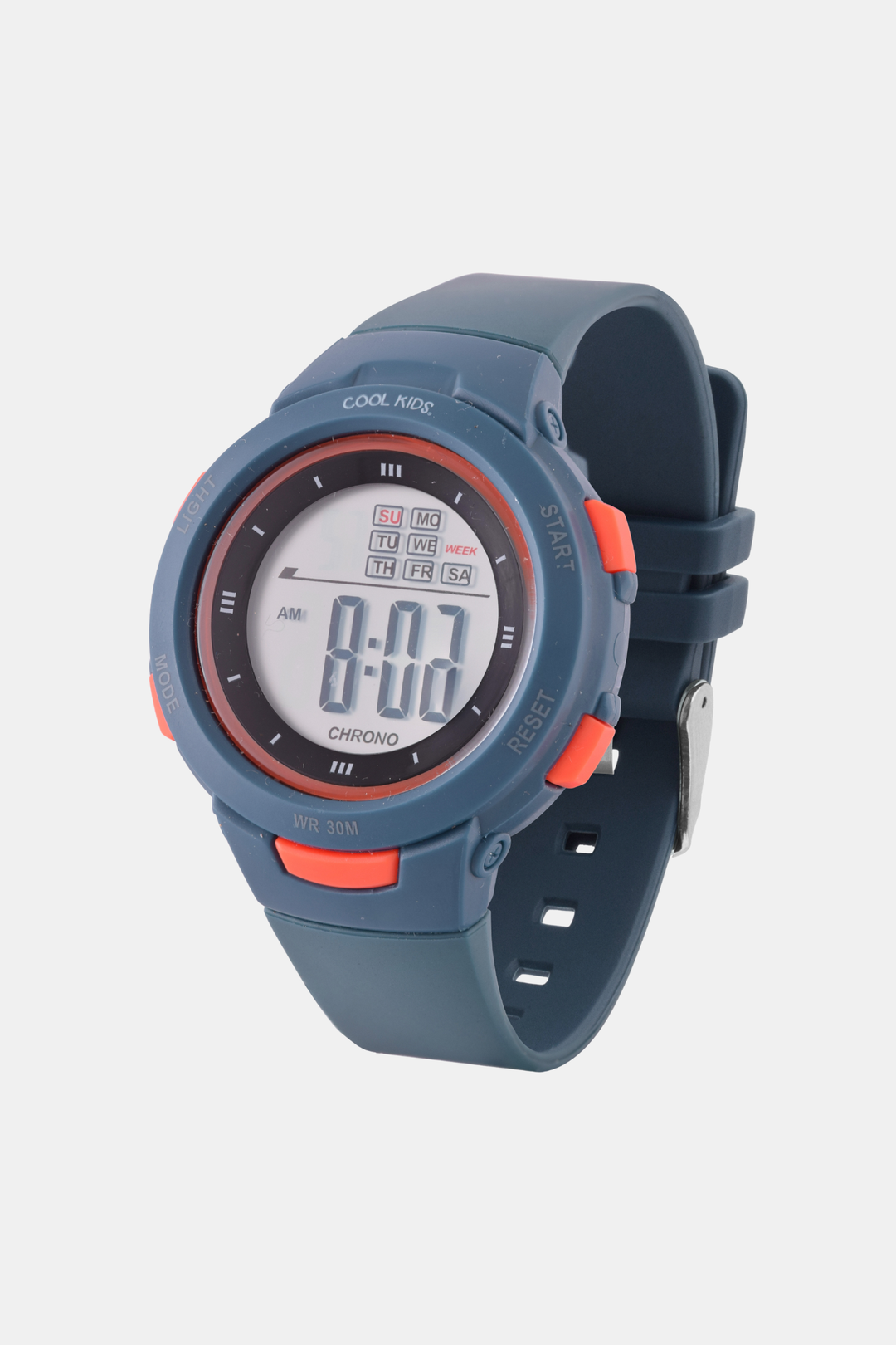 Boys Digital 3ATM Wrist Watch - Blue/Orange
