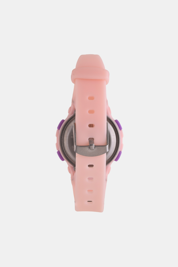 Girls Digital 3ATM Petite Wrist Watch - Light Pink/Lilac