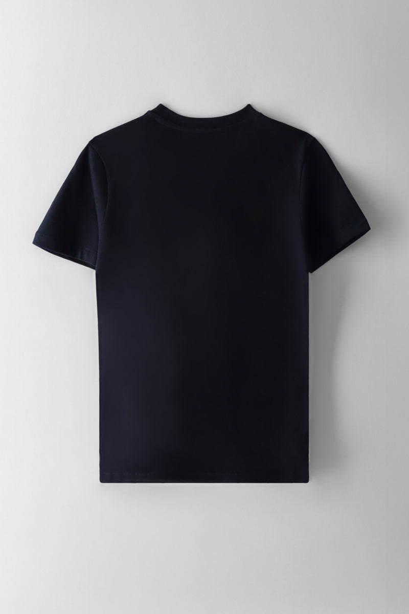 Polly Printed T-Shirt - Navy