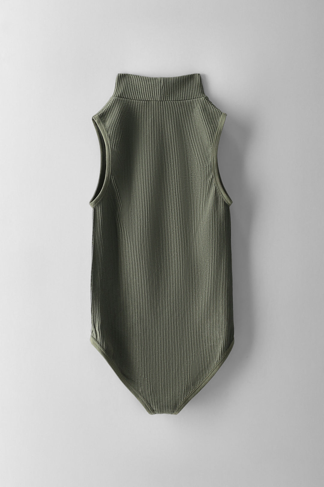 Girls High Neck Seamless Bodysuit - Fatigue