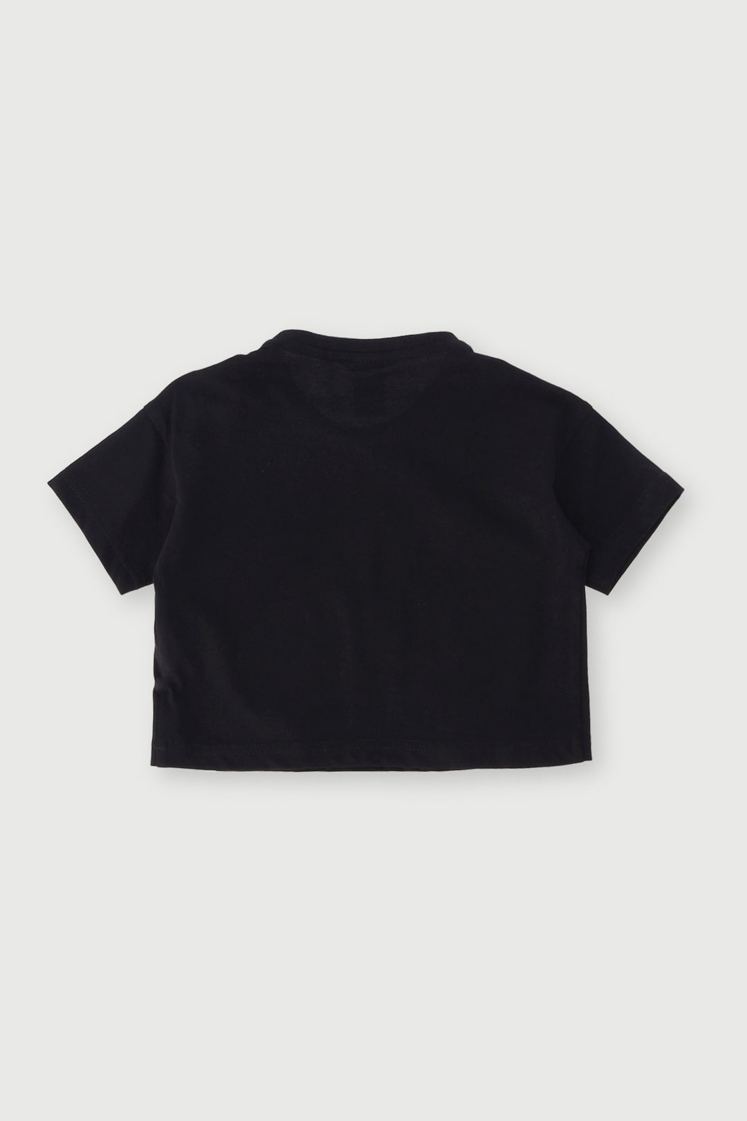 Pre-Girls Bows Boxy Tee - Black