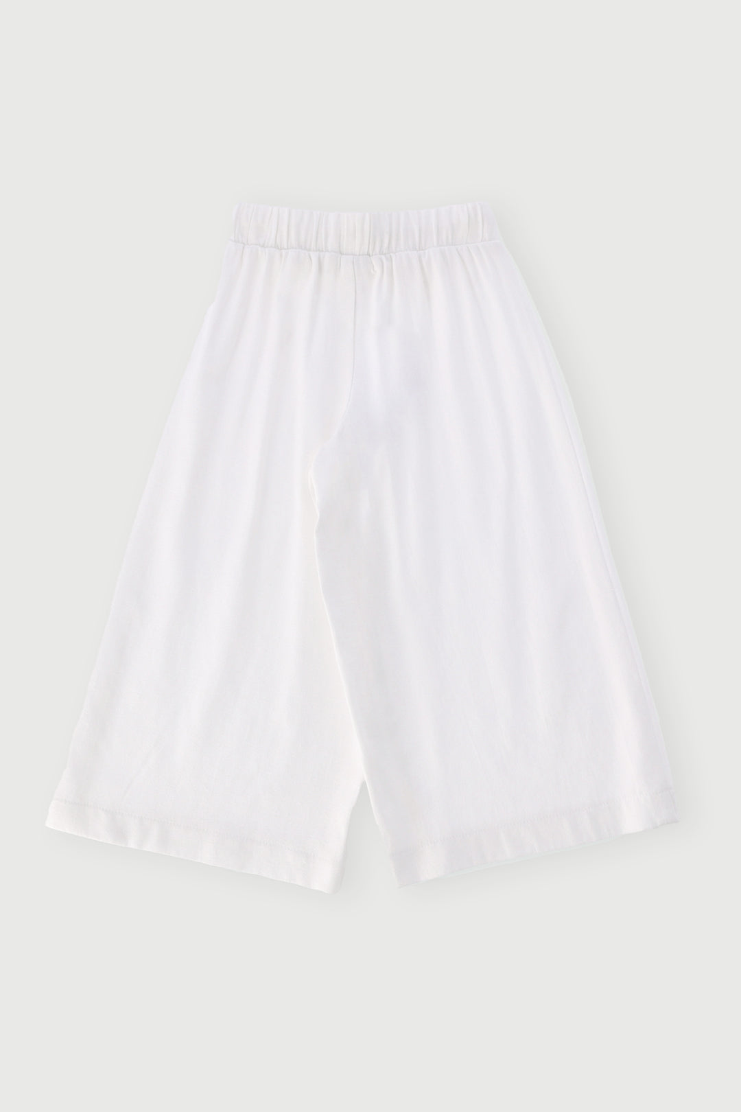 Pre-Girls Linen Pull On Pants - White