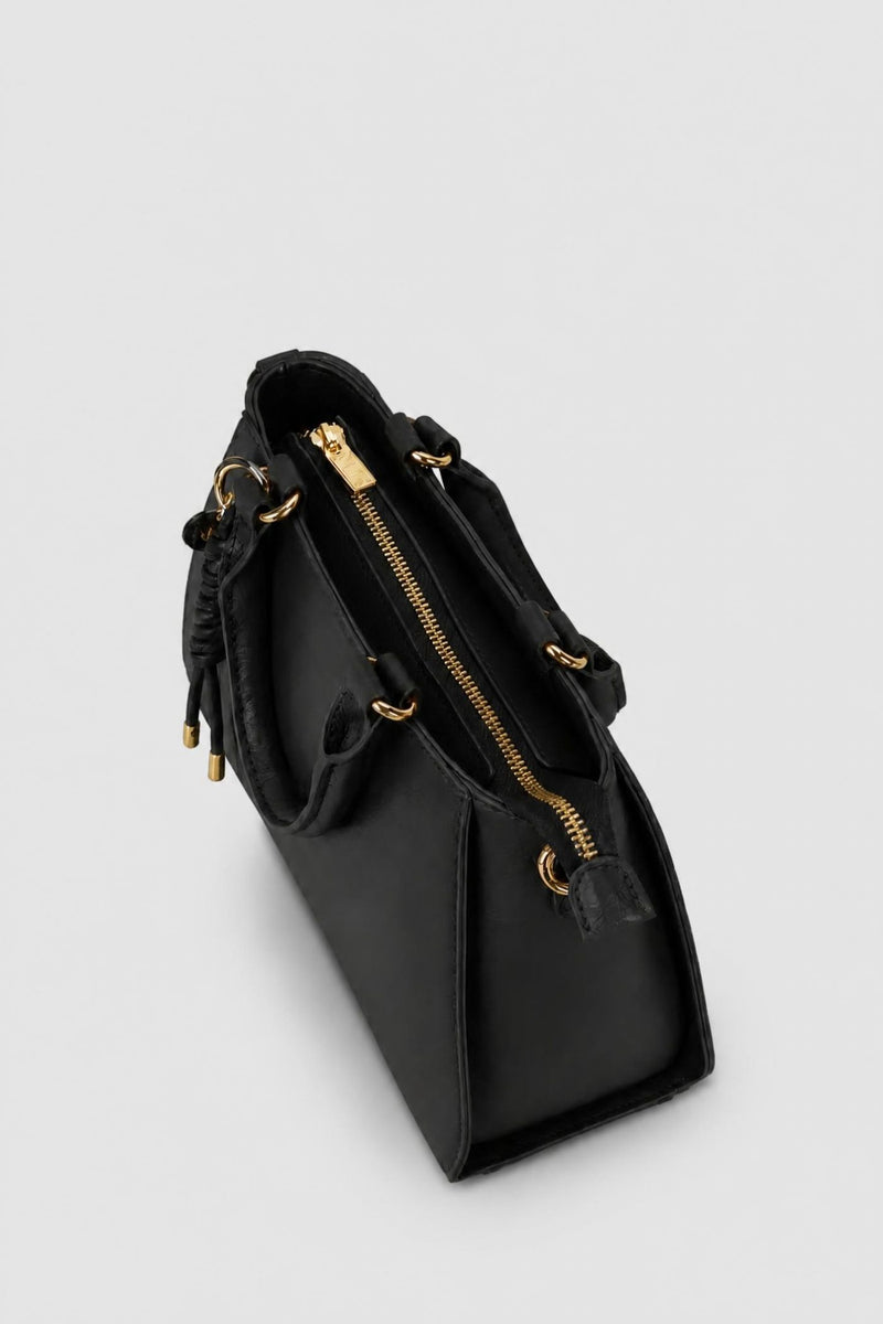 Madonna Crossbody Sling Bag - Black