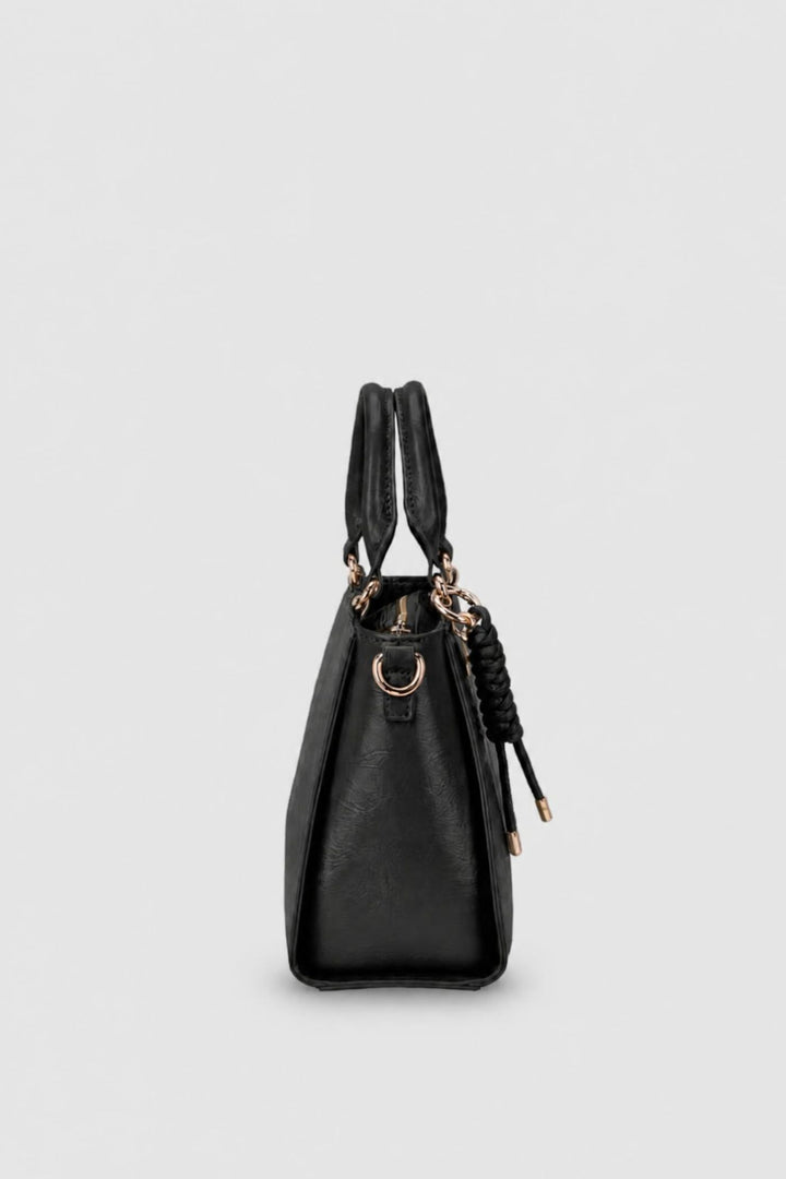 Madonna Crossbody Sling Bag - Black