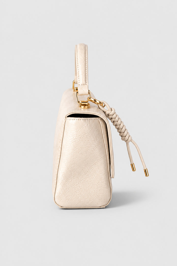 Madonna Flapover Sling Bag - Off White