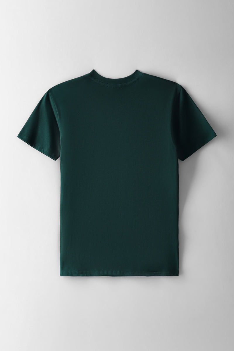Boys Malibu Teddy Print T-Shirt - Green