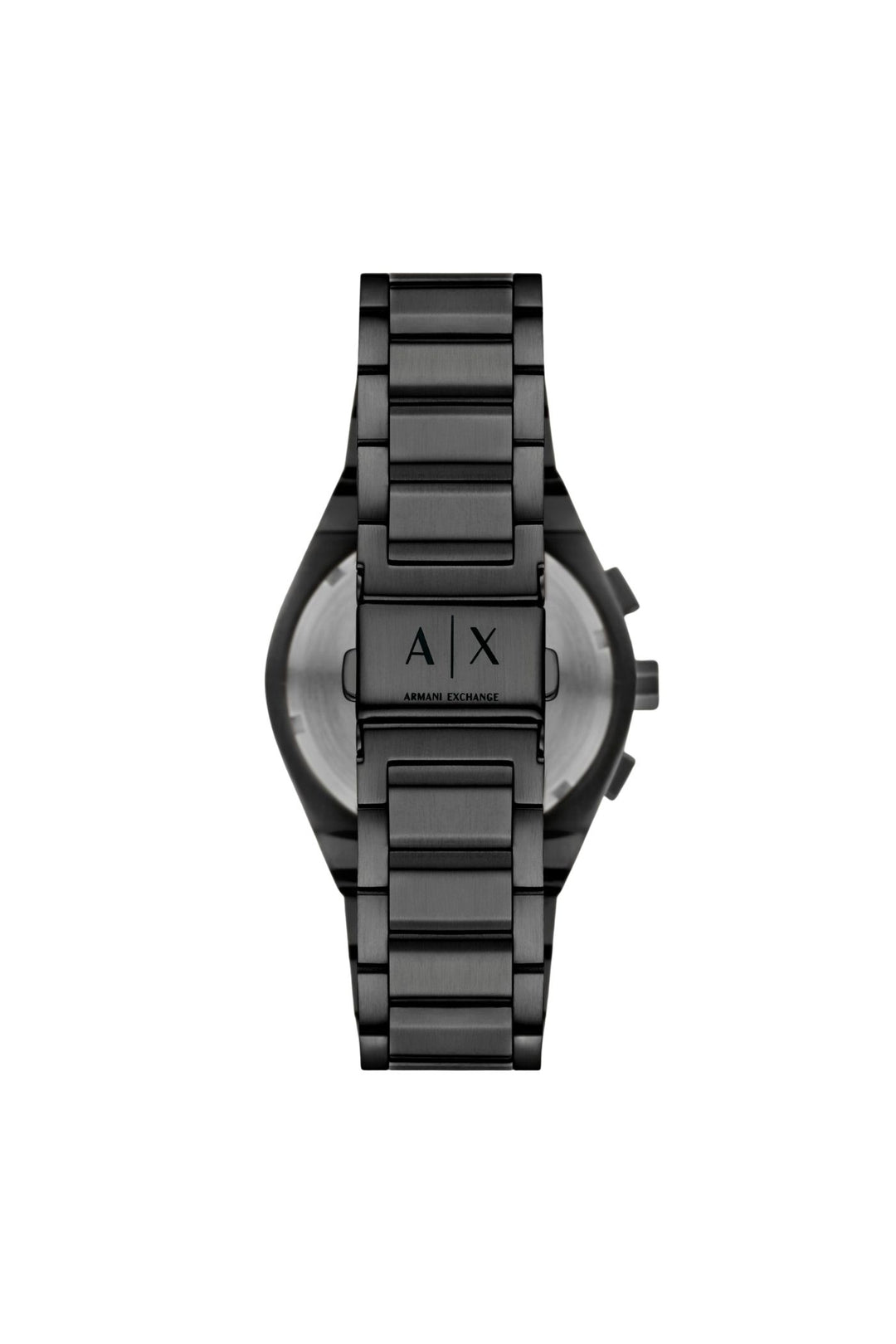 Mens Sync Chronograph Black Stainless Steel Watch