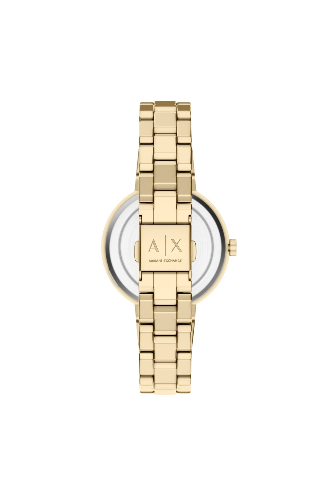 Ladies Two-Hand Gold-Tone Stainless Steel Watch And Bracelet Set