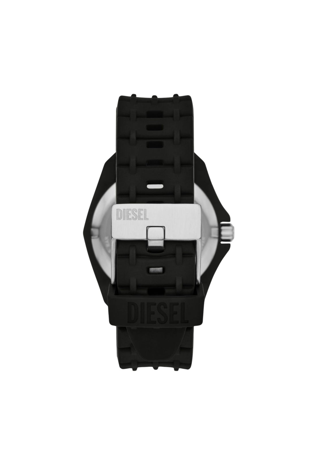 Mens Stinger Three-Hand Black Silicone Watch