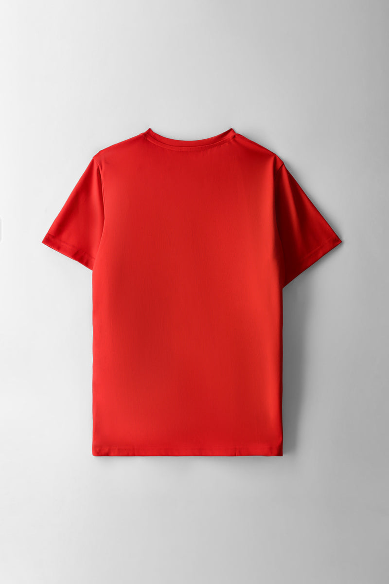 Boys Forever Faster Crew Tee - Red