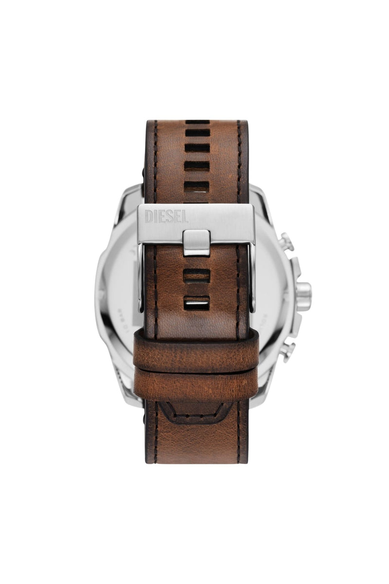 Mens Mega Chief Chronograph Brown Leather Watch