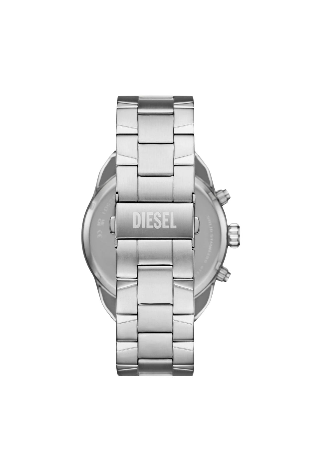 Mens Spiked Chronograph Stainless Steel Watch