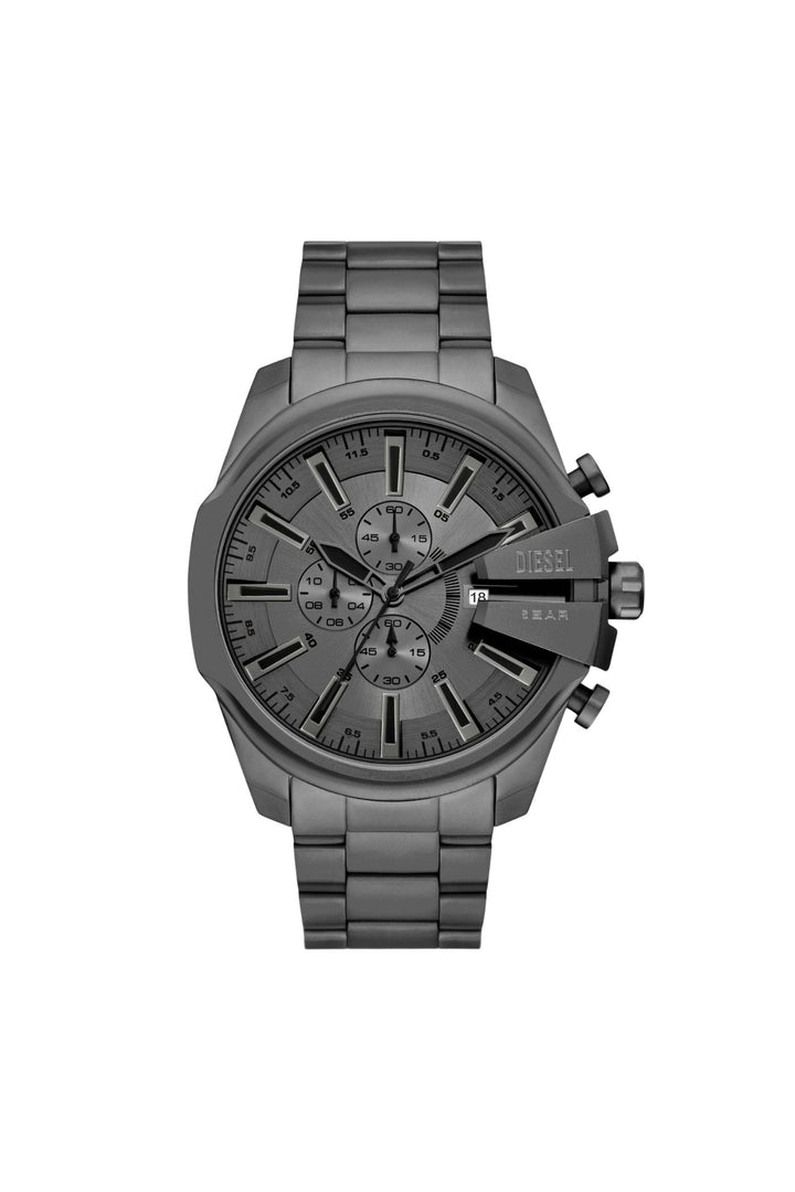 Mens Mega Chief Slim Chronograph Gray Stainless Steel Watch