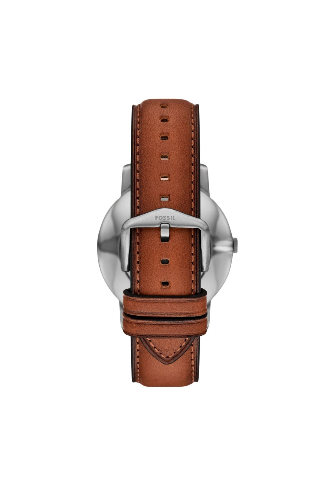 Mens Minimalist 44Mm Three-Hand Brown Leather Watch
