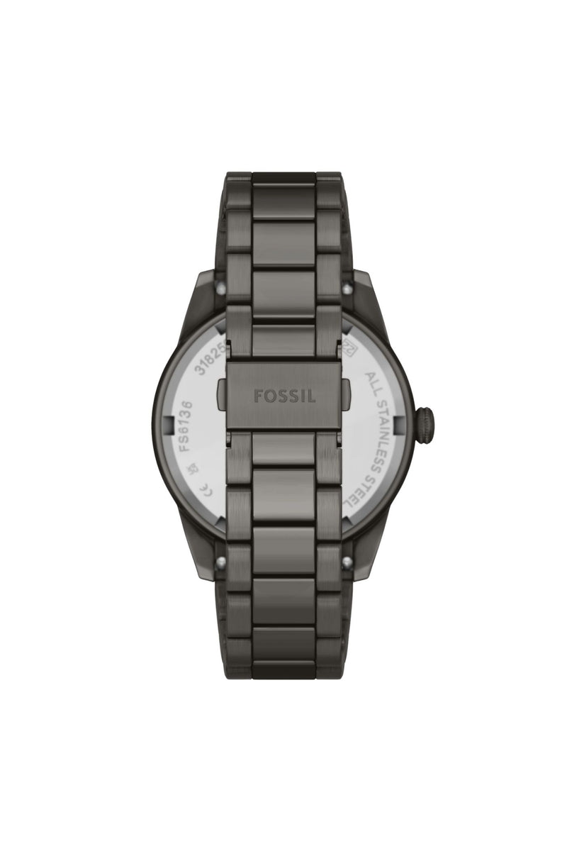 Mens Pearson 42Mm Multifunction Gunmetal Stainless Steel Watch