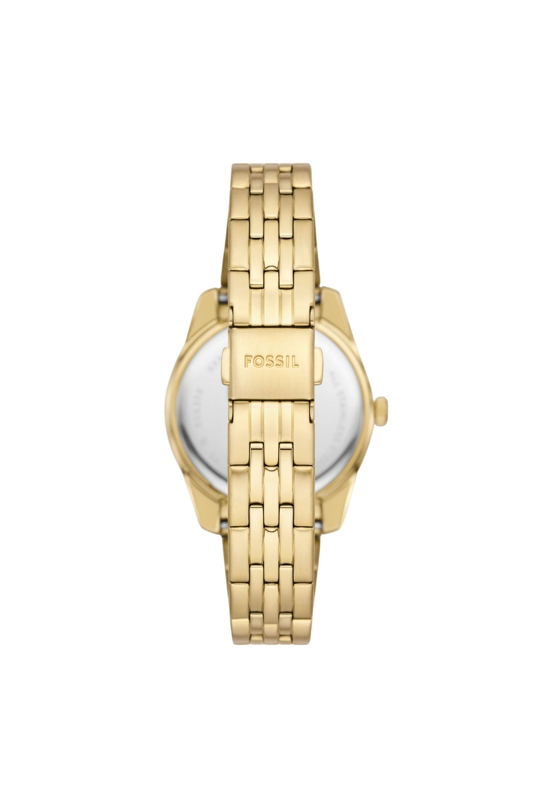 Ladies Scarlette 33Mm Three-Hand Date Gold-Tone Stainless Steel Watch