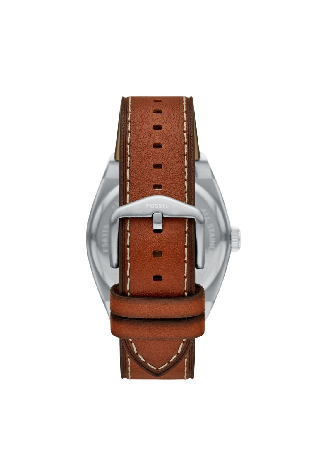 Mens Everett 42Mm Three-Hand Date Brown Leather Watch