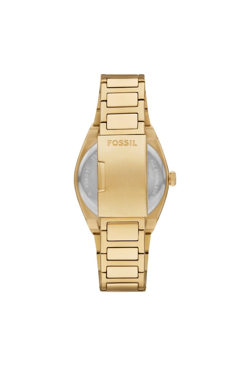 Mens Everett 42Mm Three-Hand Date Gold-Tone Stainless Steel Watch