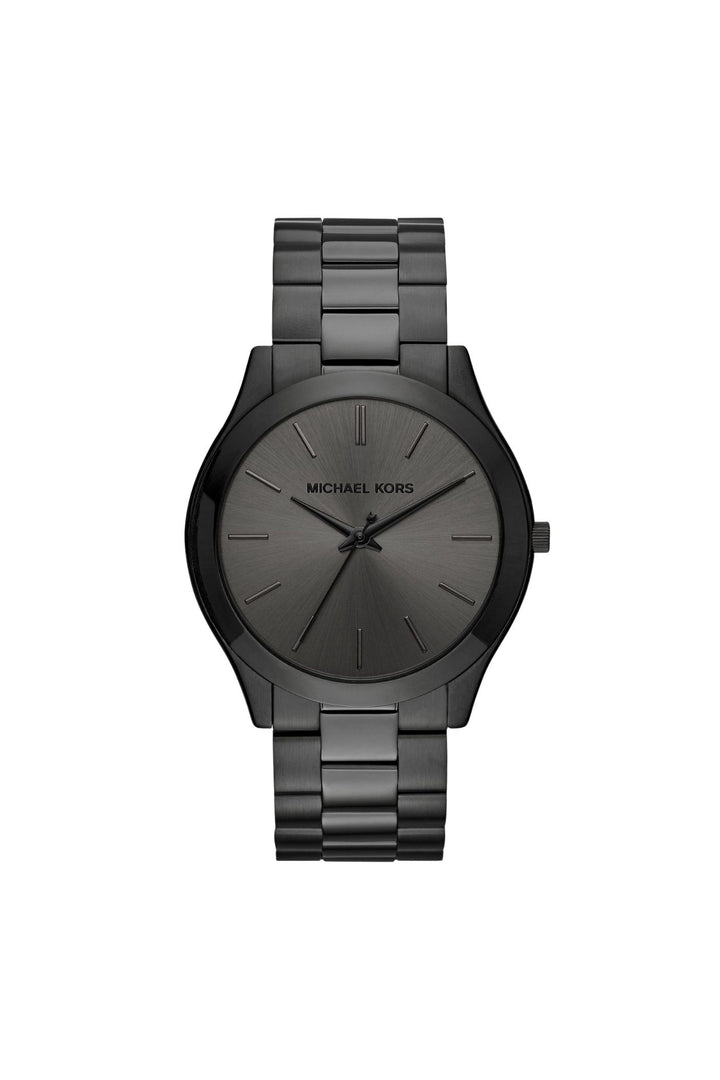 Mens Slim Runway Black Three-Hand Watch