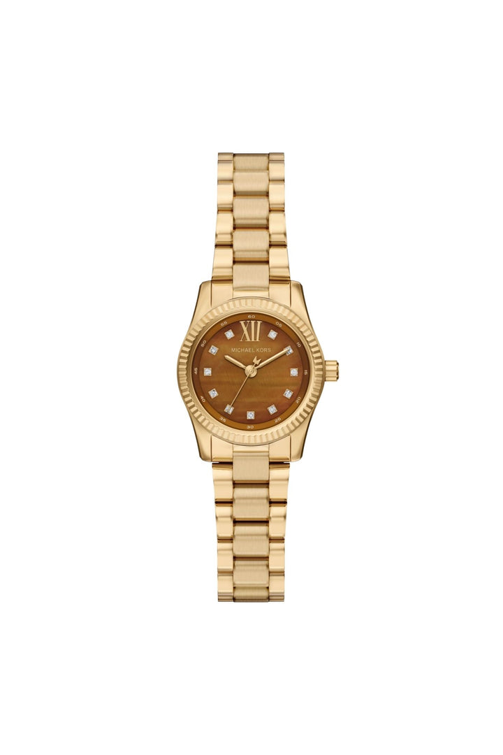 Ladies Lexington Three-Hand Gold-Tone Stainless Steel Watch
