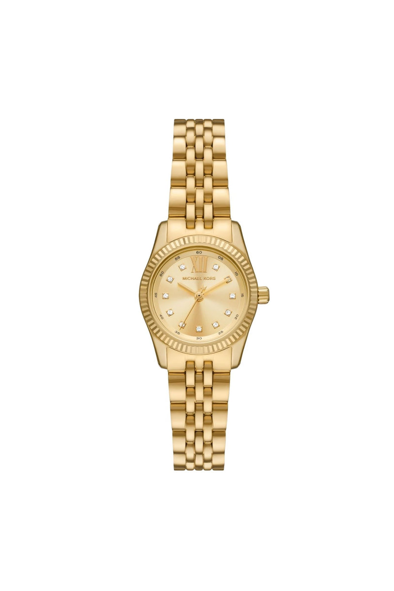 Ladies Lexington Three-Hand Gold-Tone Stainless Steel Watch