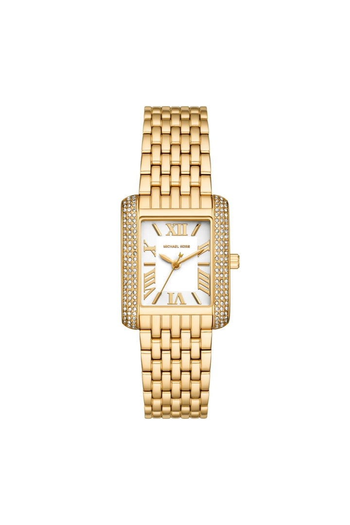 Ladies Emery Three-Hand Gold-Tone Stainless Steel Watch