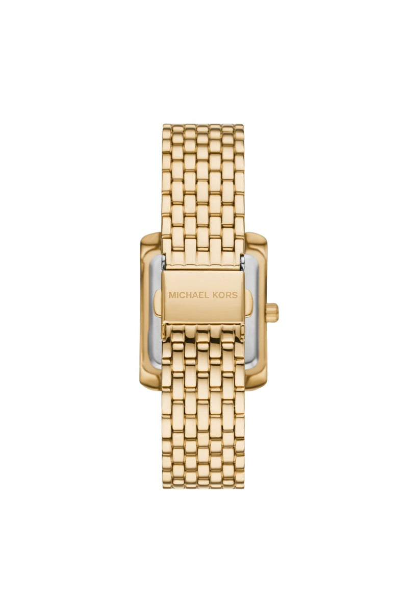 Ladies Emery Three-Hand Gold-Tone Stainless Steel Watch