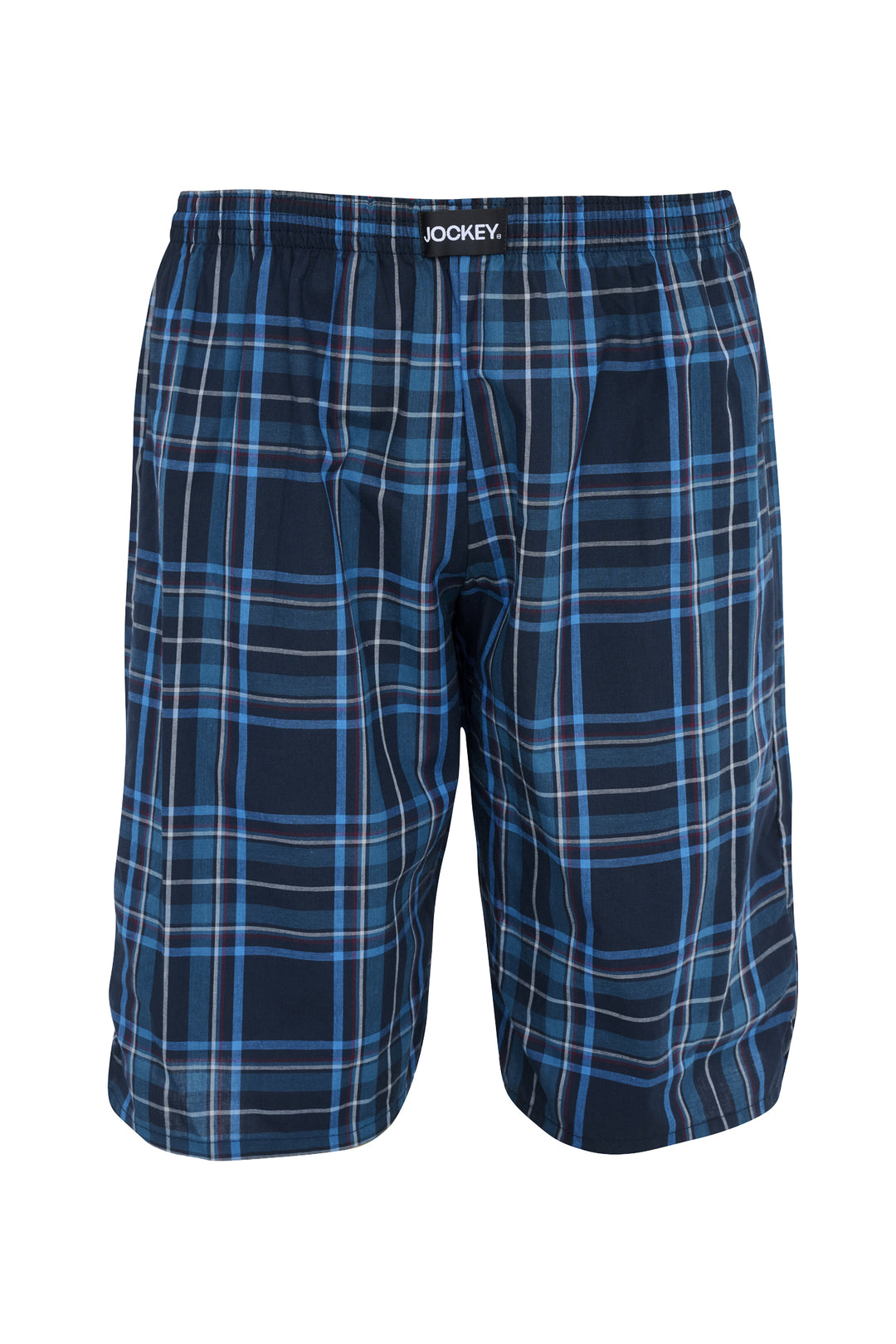 Woven Blue Check PJ Short - Blue