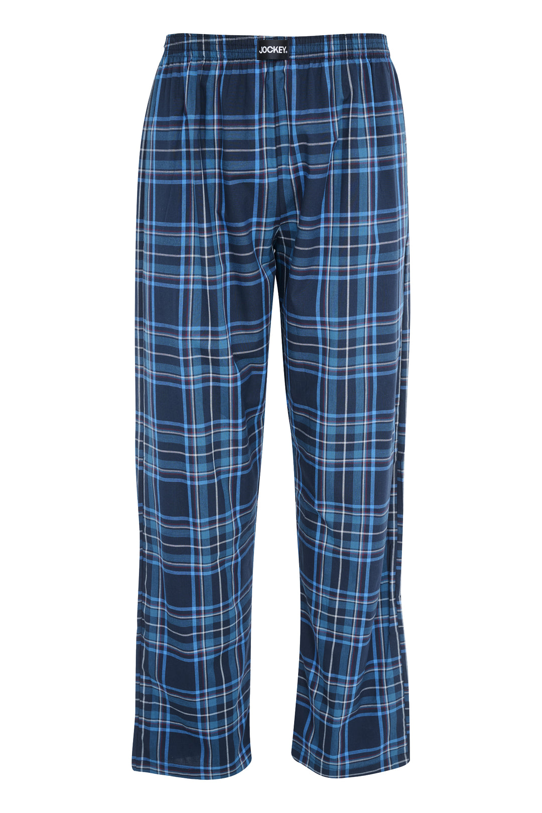 Woven Blue Check PJ Long Pants - Blue