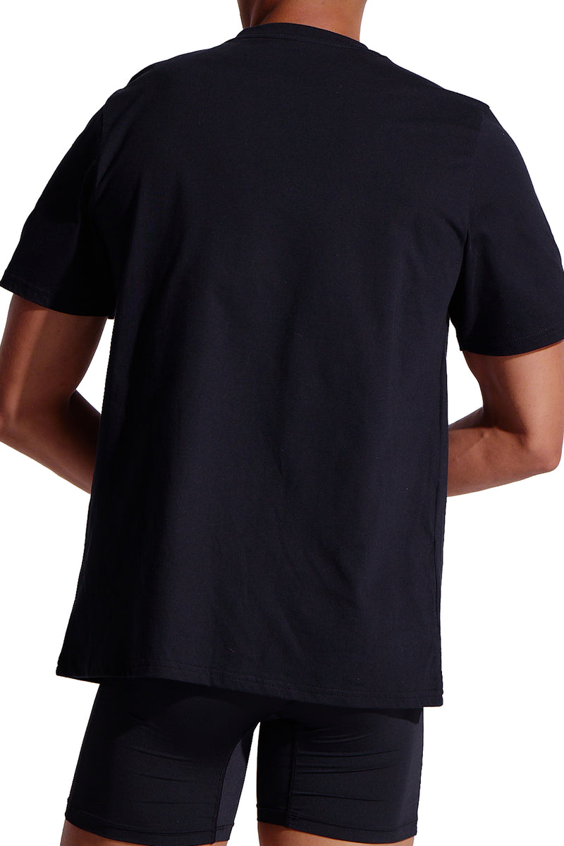 Logo Crew Neck Tee - Black