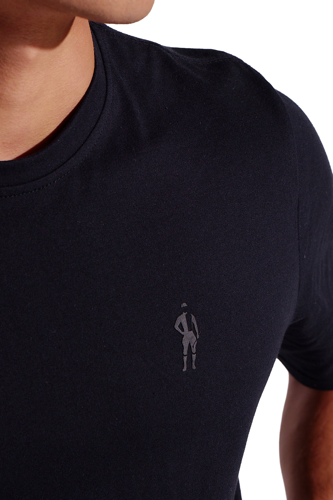 Logo Crew Neck Tee - Black