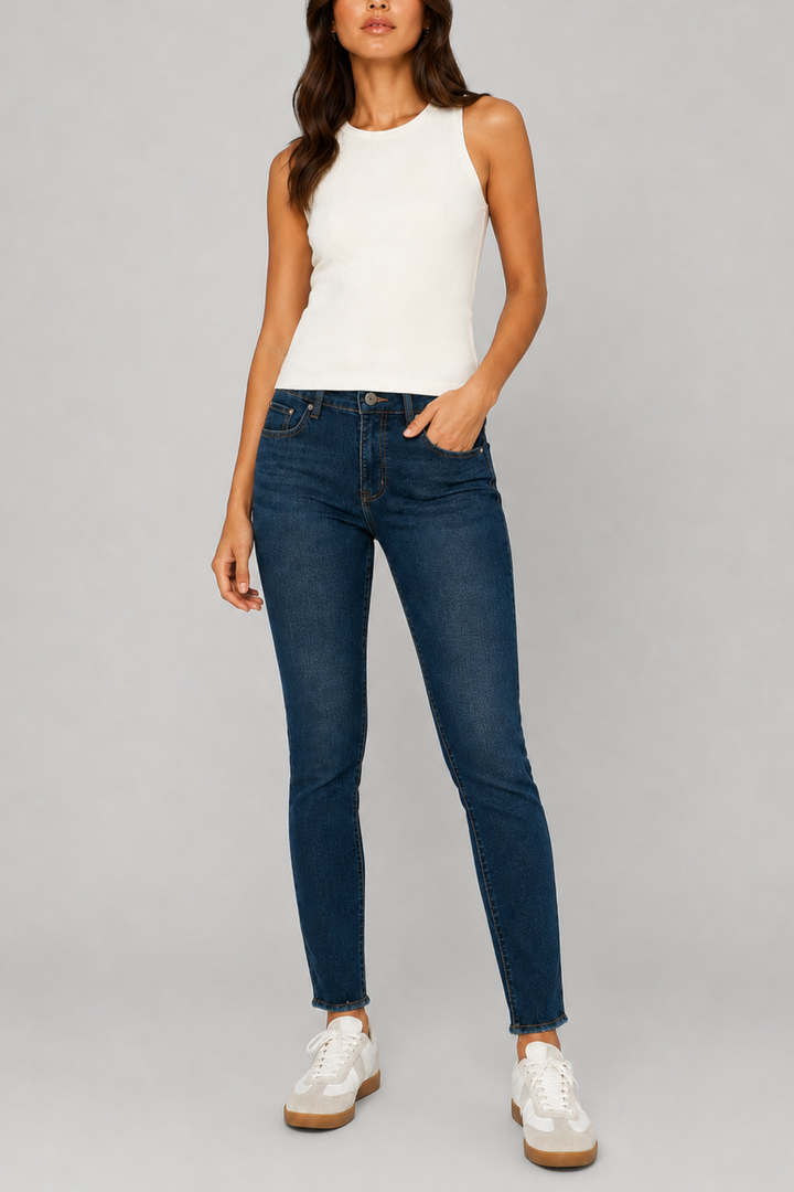 Supersoft Ankle Grazer Skinny Denim - Dark Wash