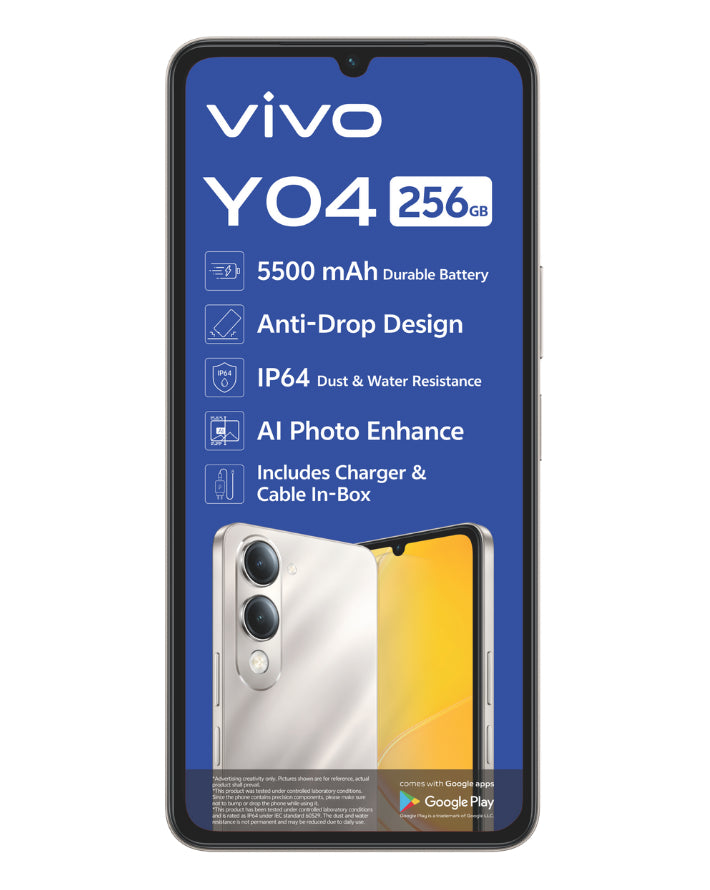 Y04 4G 256GB Box Deal Gold Cellphone