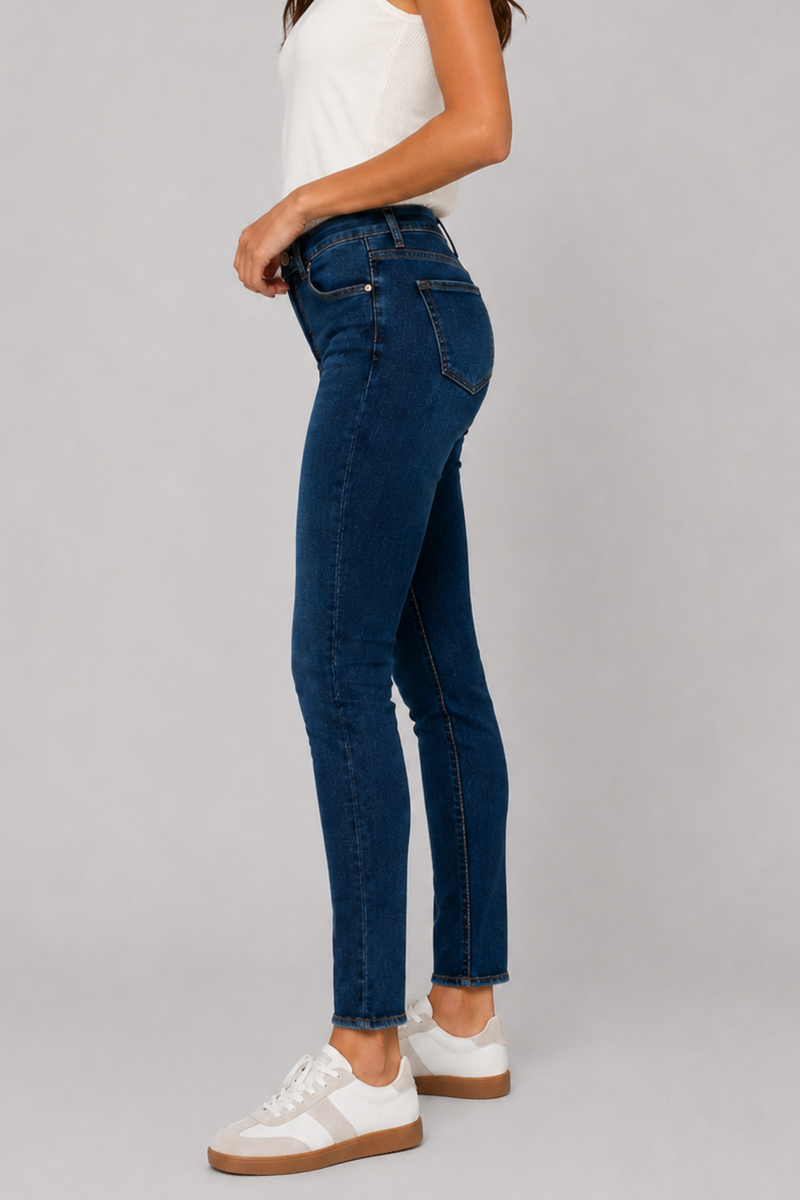 Supersoft Ankle Grazer Skinny Denim - Dark Wash