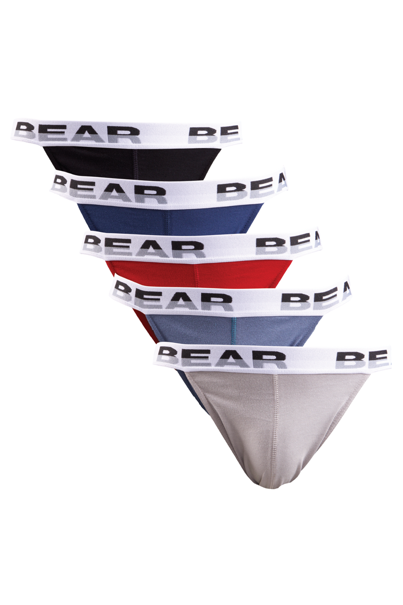 5 Pack Tanga Plain Briefs