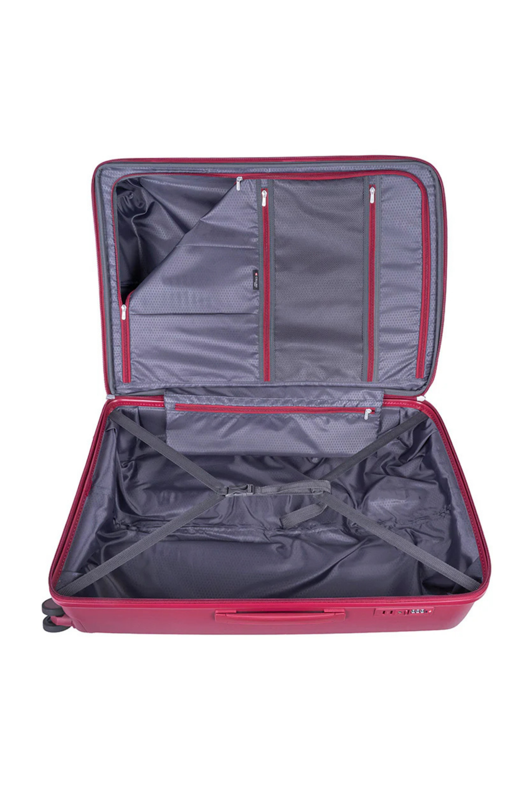 Sonic Carry On Trolley Case - Burgundy