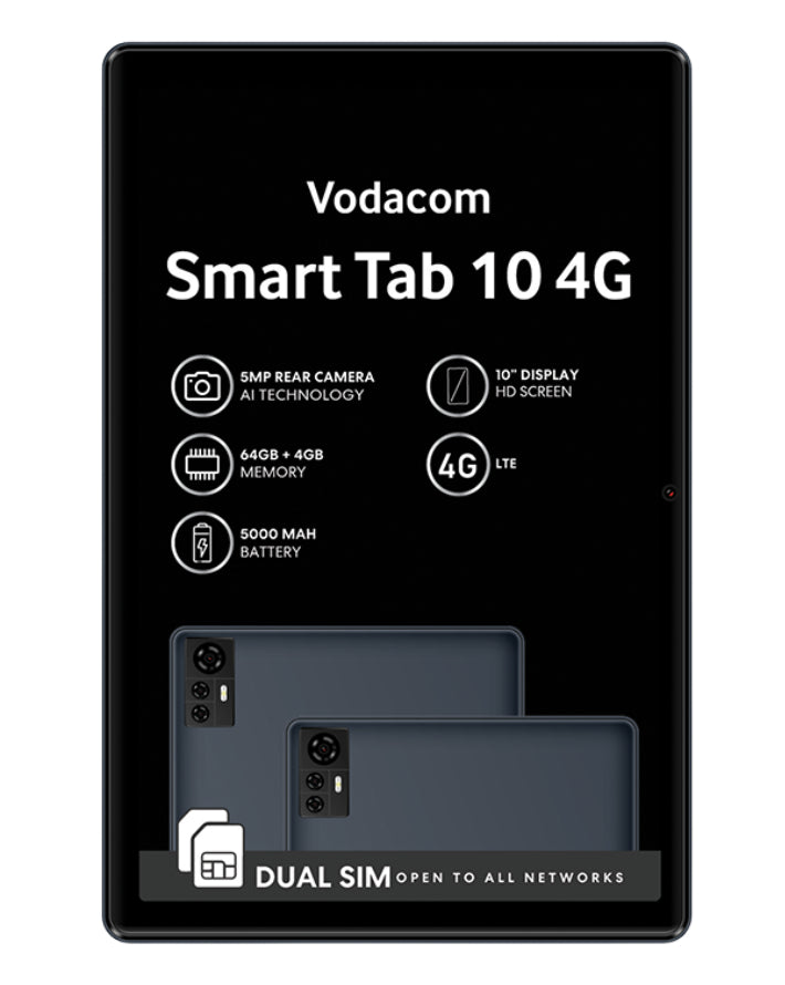 Smart Tab 10 64GB Black Tablet