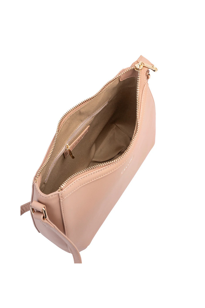 Hazel Crossbody Sling Bag - Beige