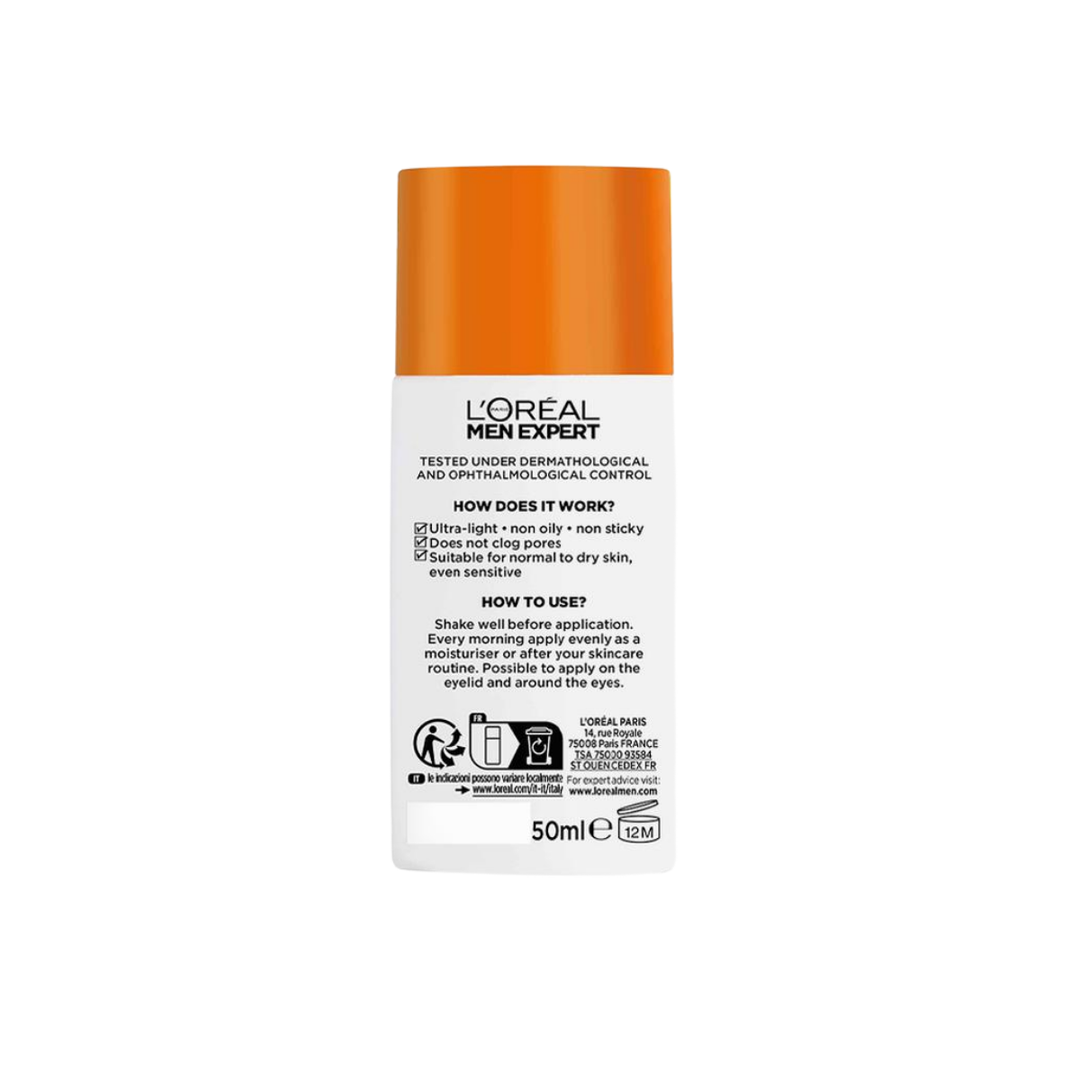 Men Expert Hydr Energetic Spf50+ Fluid