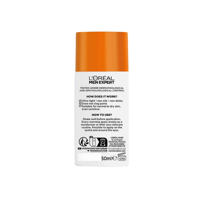 Men Expert Hydr Energetic Spf50+ Fluid